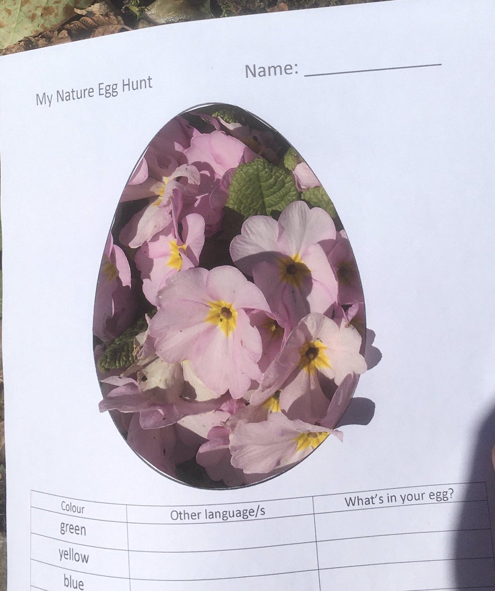LostWor_l_ds's tweet photo. Looking for an activity to get young children share their home language knowledge, and explore the great outdoors? We have two activities coming this week, here is the first one! https://t.co/QhyhS2Q2vI #eal #naturelovers @AFONature #springwatch https://t.co/AauiyhPLZR