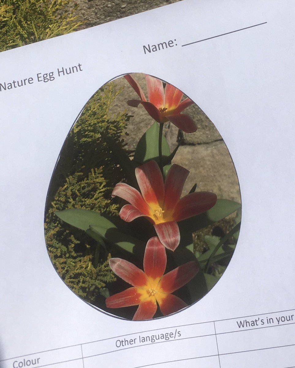 LostWor_l_ds's tweet photo. Looking for an activity to get young children share their home language knowledge, and explore the great outdoors? We have two activities coming this week, here is the first one! https://t.co/QhyhS2Q2vI #eal #naturelovers @AFONature #springwatch https://t.co/AauiyhPLZR