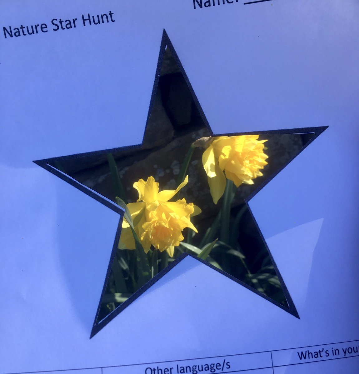LostWor_l_ds's tweet photo. Looking for an activity to get young children share their home language knowledge, and explore the great outdoors? We have two activities coming this week, here is the first one! https://t.co/QhyhS2Q2vI #eal #naturelovers @AFONature #springwatch https://t.co/AauiyhPLZR