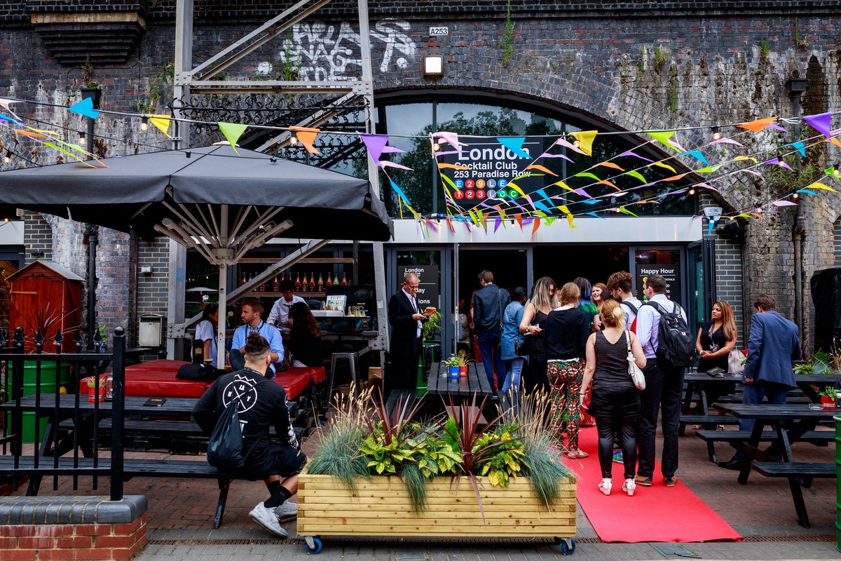 cocktailclubuk's tweet photo. LCC’s very own Cuban cocktail carnival meets the quirkiness of East London! Enjoy your favourite bevvies outdoors and enjoy the tiki vibes 🥰 12th April can’t come any sooner 💃🕺#londoncocktailclub #londonnightout #londonnights https://t.co/vgkTWHljAA