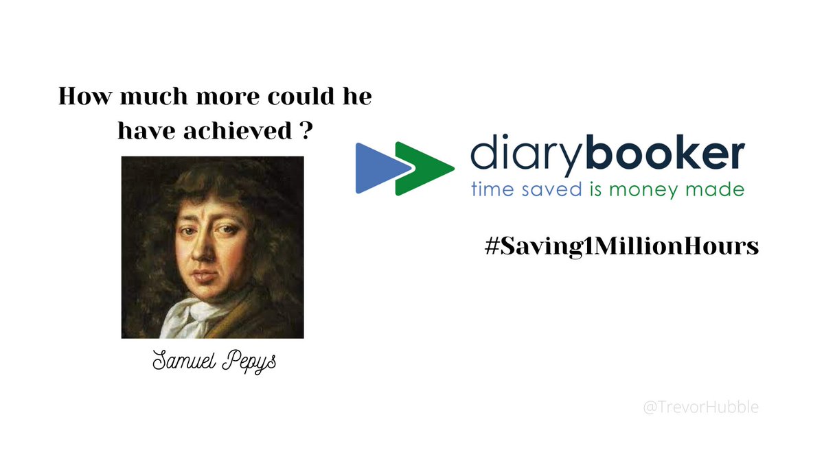 TrevorHubble's tweet photo. What will you do with all the time saved?
Today's @OneMinuteBrief  Create posters to encourage businesses to sign up for @DiaryBooker
 to save time booking in customers for appointments #Saving1MillionHours https://t.co/HVE6xKmiaC