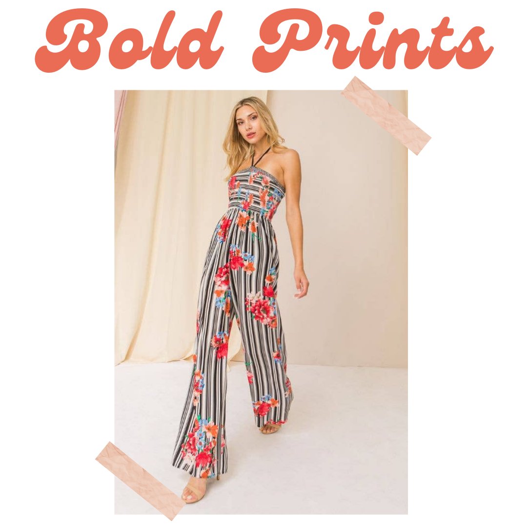 Spring Trend no. 2 - Bold Prints are IN, make a statement this season. See more trends here ~ conta.cc/2PzDtNP