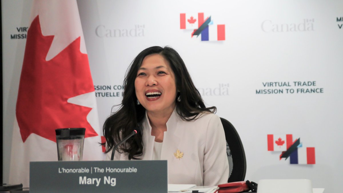mary_ng's tweet photo. Today Amb. @HudonIsabelle &amp; I kicked off our #VirtualTradeMission to France focused on sustainable growth! Thank you to the 300 diverse Canadian entrepreneurs and business owners joining this historic Virtual Trade Mission! https://t.co/7DRQLFuvmQ