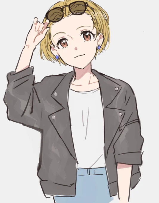 唐突にオールバックののり子ちゃんが見たくなったのでかきました 