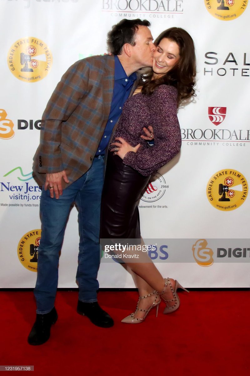 TheHeatherBritt's tweet photo. That’s a wrap on #GSFF2021! I’m thankful for this guy, @declanoscanlon, the @gardenstatefilm Spirit of #NewJersey, and my biggest supporter. 💞 #filmfestival #redcarpet https://t.co/GScHlxKu6m