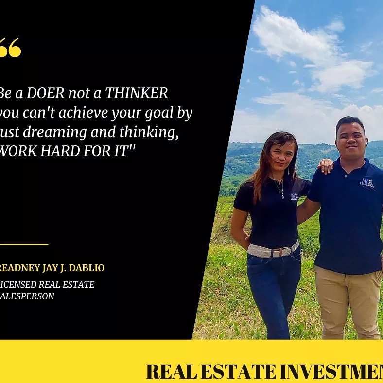 JReadney's tweet photo. "Be a DOER not a THINKER
you can't achieve your goal by just dreaming and thinking,
WORK HARD FOR IT"

#realestate 
#realestateinvesting 
#LookingForHouse&amp;Lot
#CagayanDeOroCity https://t.co/rvc1oEO9hl