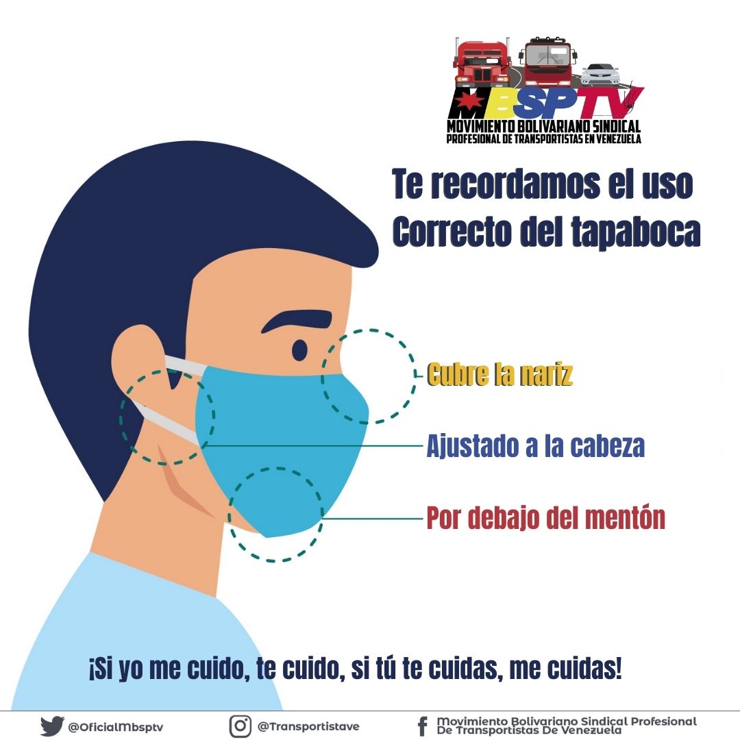 OficialMbsptv's tweet photo. Desde el #Mbsptv te invitamos a cuidarte y cumplir con las medidas de bioseguridad 
¡Cortemos las cadenas de transmisión!

#CuidateDeLaCovid19 #FelizLunes #29marzo https://t.co/G2g3hs7xoW