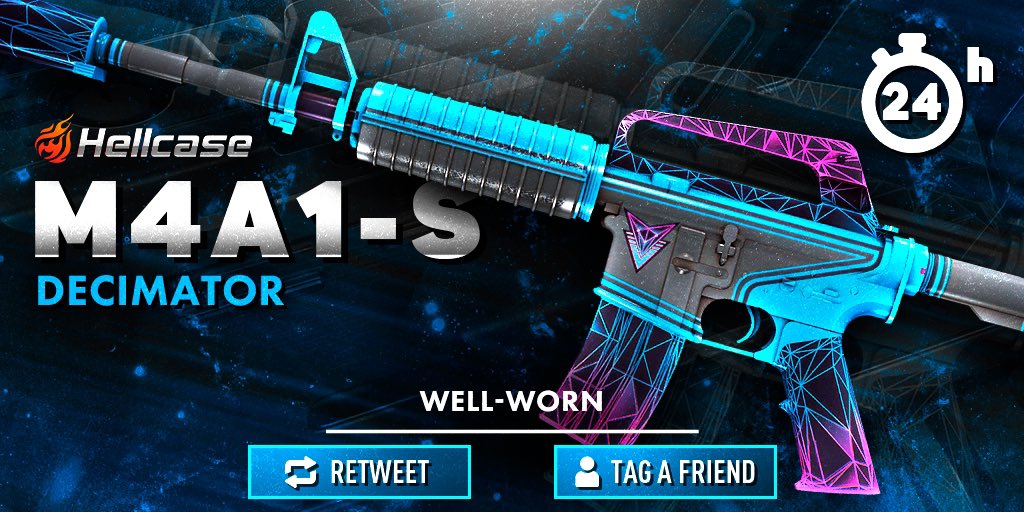 hellcase's tweet photo. 👇Tag The Best Friend &amp; Like
🚀 Follow us
🔥 Retweet this post
😎 The last winner was @hsyn_ugurr 

#hellcase #csgo #csgoskin #csgoskins #csgoskinsgiveaway #csgocases #csgocase #hellcasegiveaway #csgoskinsfree #csgoskinsgiveaway https://t.co/xrmiRUU0Z1