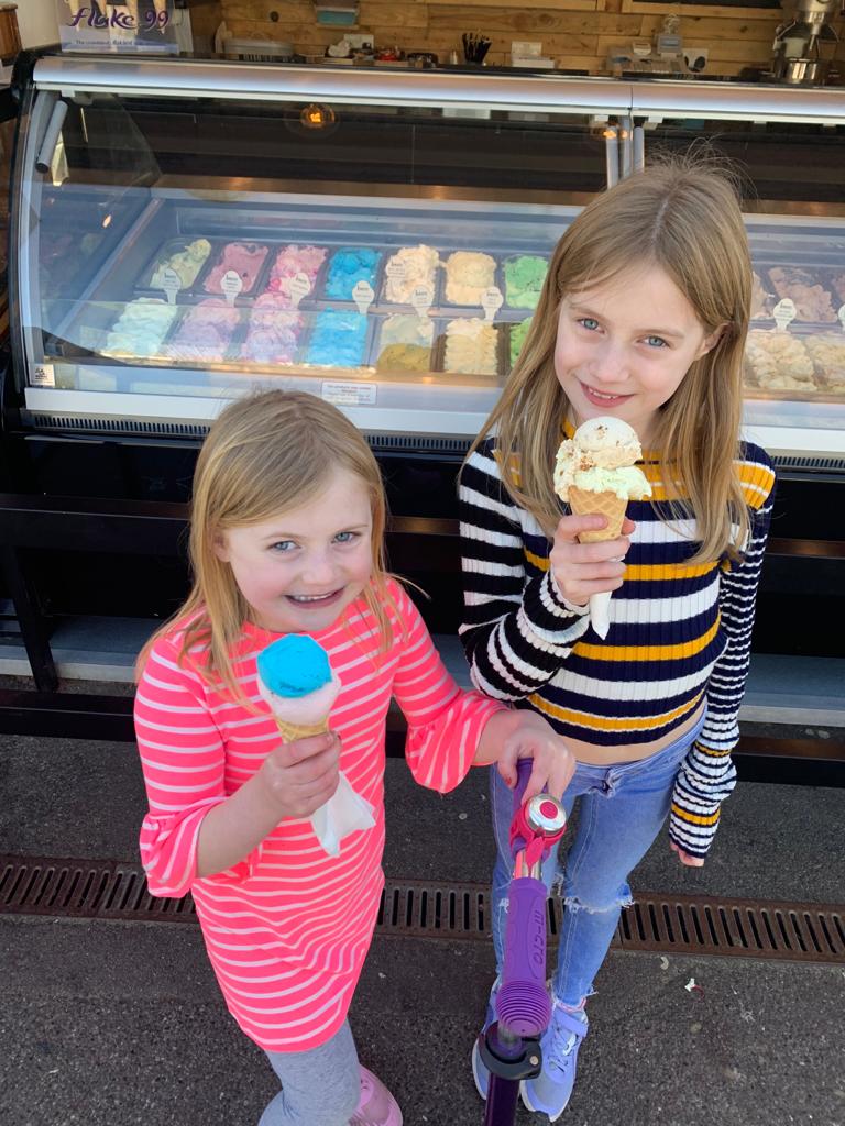 NcrosslandNeil's tweet photo. @LarchwoodPS Bella and Isla enjoying the first day of holiday with an ice cream and scoot down the sea front. 💕👍💯 https://t.co/J3aX3UdnGZ