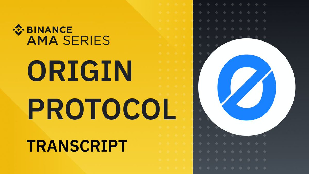 OriginProtocol's tweet image. 📄 On March 24 Origin co-founder @matthewliu joined @binance China for an AMA to discuss our new #NFT platform. 

In case you missed it, here&apos;s a translated transcript of the AMA. 👇

medium.com/originprotocol…