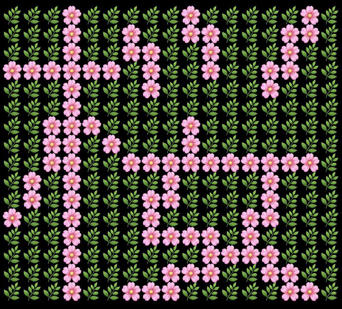 絵文字アート 絵文字アート