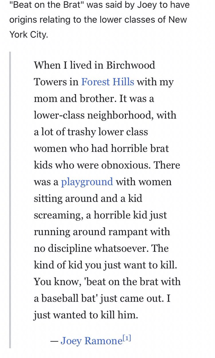 michaeldschlag's tweet photo. @EdwynCollins this was one of my fav ramones songs, and one day i guess i looked up the lyrics or something and then found this deranged quote lol https://t.co/UkZfJnDqFV