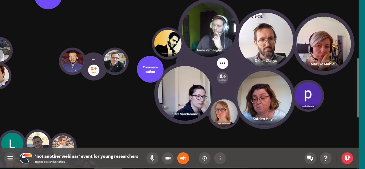 EnerGhentIC's tweet photo. We tested the @ToucanEvents platform today in our 'Not another webinar' event for @ugent #youngresearchers! Interesting new way of #online #interaction
Thanks to @EnerGhentIC @UGentMnF @Kristof_D_W https://t.co/vaoZ4fJbiF