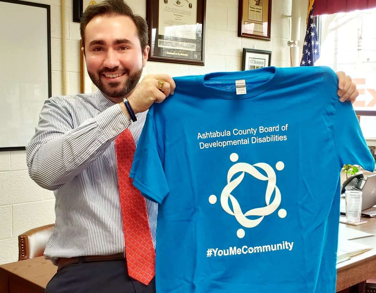 DavidThomasOH's tweet photo. March is Developmental Disabilities Awareness Month where the needs and services of those with developmental disabilities are highlighted. Resources are available through the #AshtabulaCounty Board of DD & their Providers, learn more: https://t.co/8OOSBUnJja #YouMeCommunity https://t.co/KK9M4X27Hg