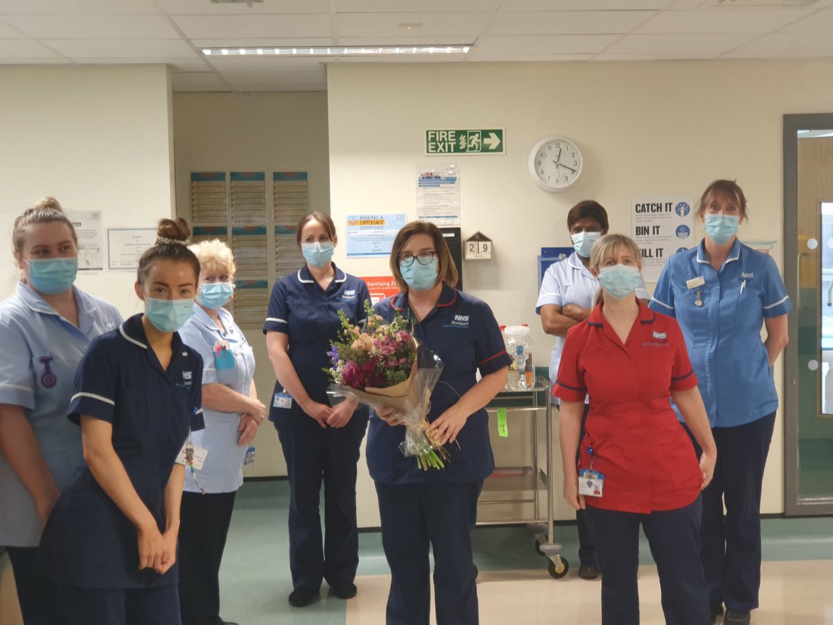 d4_shh's tweet image. A huge congratulations to our fabulous matron Michelle in her new role as lead nurse! 🥰😊🥰 @Michellepennin @traceywainright @leggatt_julie @StockportNHS
