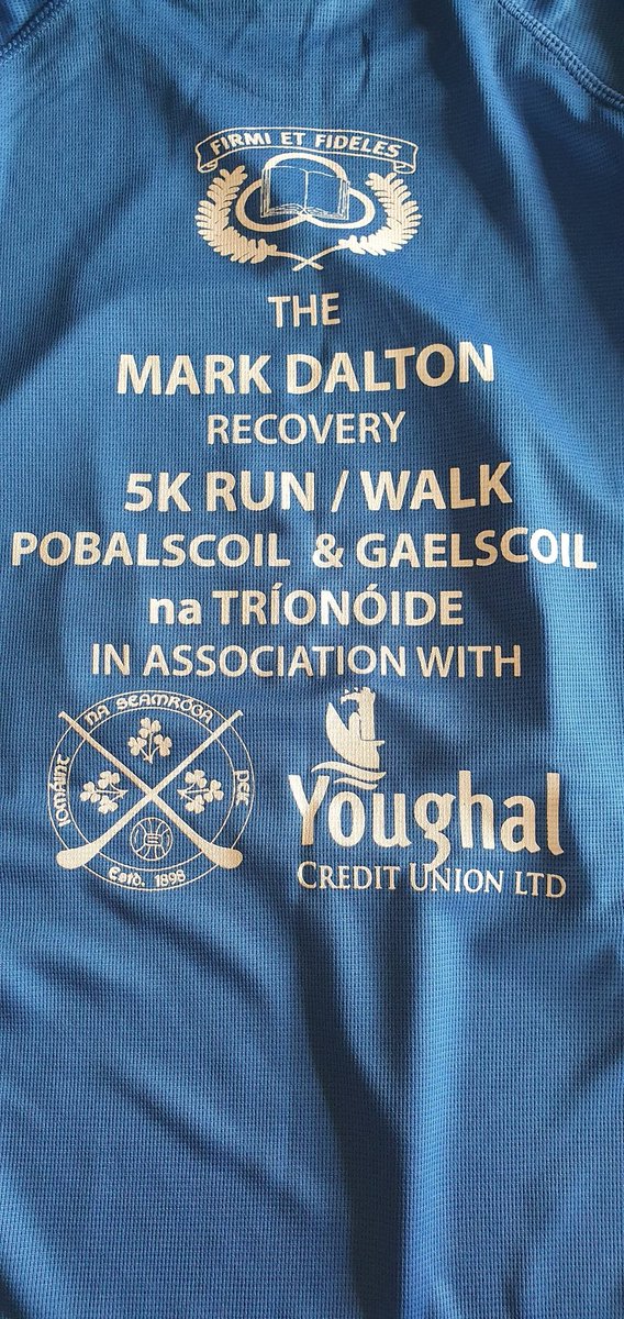 #wearitformark Everyone taking part in the 5k Run/Walk should have their t-shirts by now. Over the few days when you are doing your run take a photo share it and tag us <a href="/coisbhridegaa/">Cois Bhride GAA</a>   <a href="/Trionoide/">Tríonóide</a> <a href="/kgkshamrocksgaa/">Shamrocks GAA Club</a> Let's all show our support to an amazing young man and his family