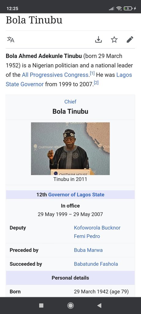 Bola Tinubu Age My Kano Visit Not For Political Campaign Bola Tinubu 9news Nigeria He Is A Founding Member Of The Action Congress Ac Iskandarhasanti