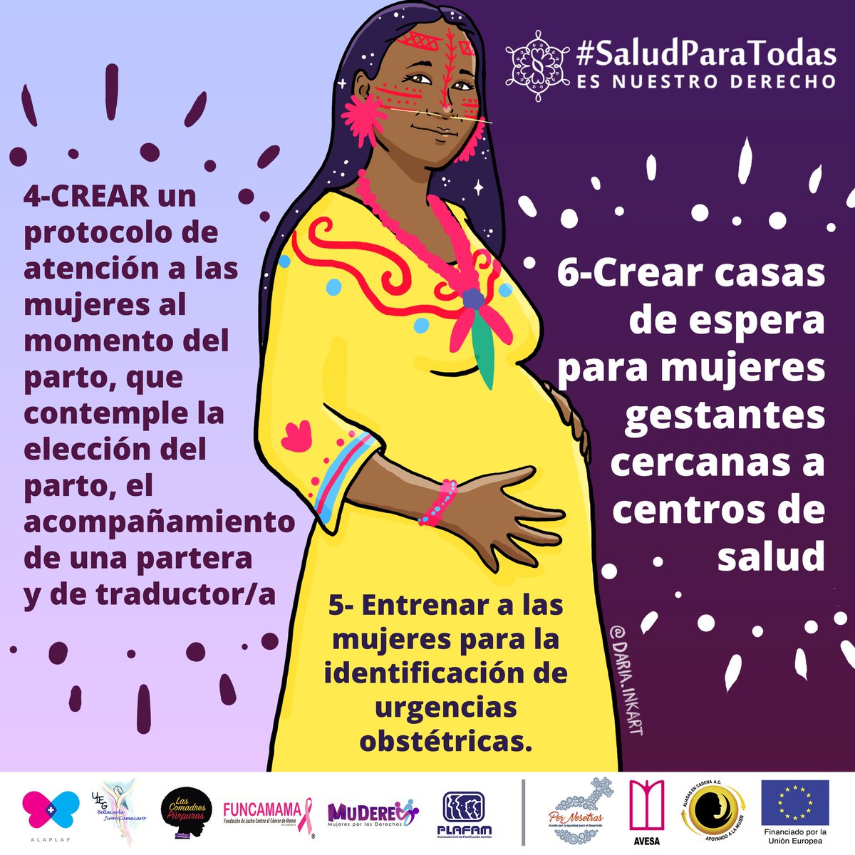 comadrepurpura's tweet photo. #29marzo Por un sistema de salud que entienda y acepte que nuestras mujeres originarias tienen costumbres y hay que respetarlas.

 Campaña #SaludParaTodas,
 ᕮS ᑎᑌᕮSTᖇO ᗪᕮᖇᕮᑕᕼO #UEenVenezuela https://t.co/9gj1nxXgnk