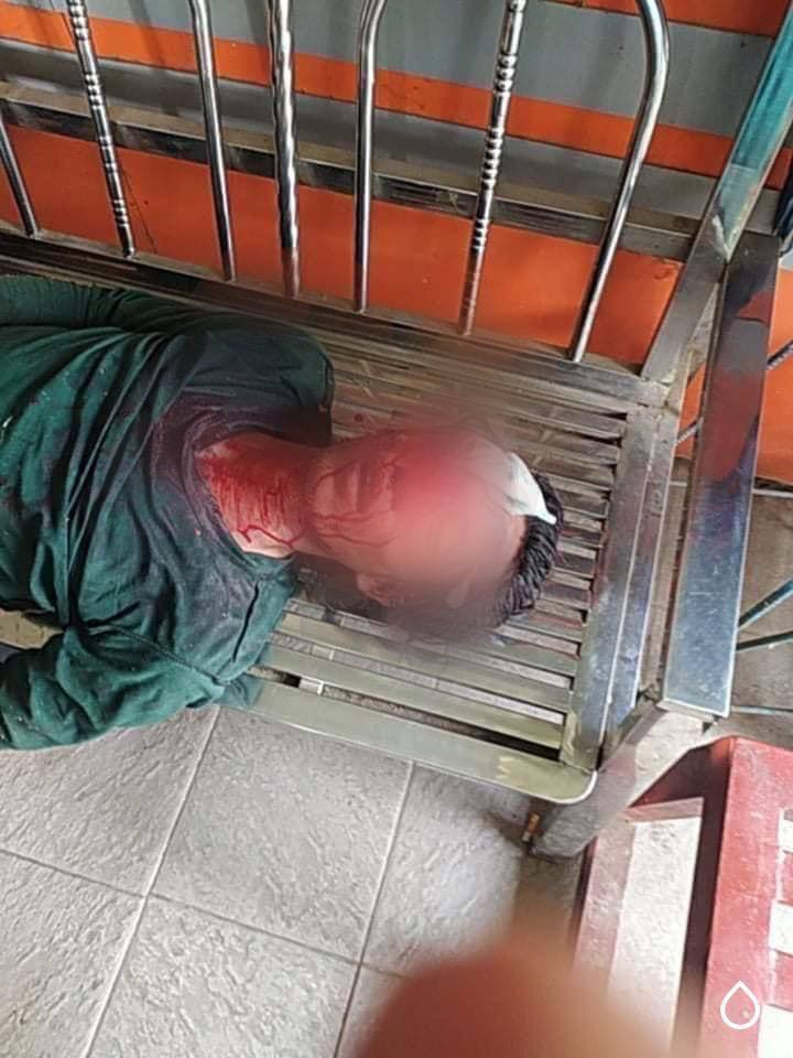 ShuMay25139230's tweet photo. Tw // death
In SouthDagon, Yangon:Military terrorists used hand grenades&amp;RPG. At least 10civilians has been killed and many got injured. Both mobile n wifi internet is known to be cut off in some areas of South Dagon. 
#InternetShutdown 
JUNTA MASSACRE
#WhatsHappeningInMyanmar https://t.co/pvpvVipI0D