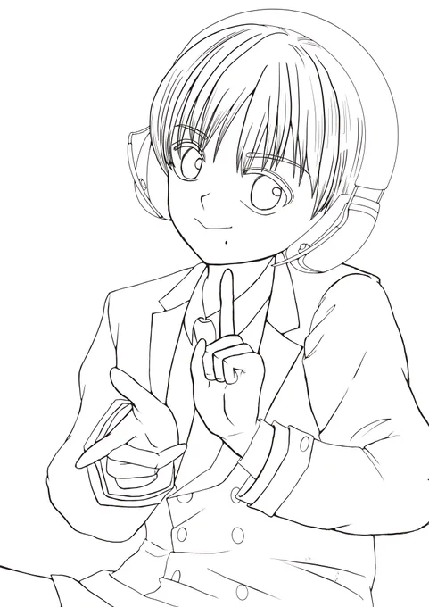 やっと線画が描けましたっ
何も描けなかくなってたので #野火丸 に感謝です!
色塗り時間かかりそうだけどがんばる✨

#イラスト練習中 
#イラスト好きな人と繋がりたい 
#イラスト
#怪物事変 