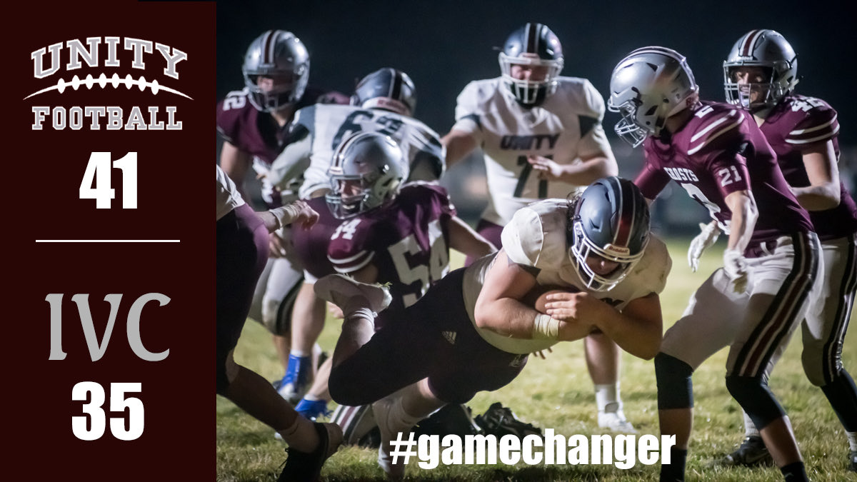 UnityFootball's tweet photo. OT winner!  Now we are on to week 3 and a trip to Pontiac Friday night. https://t.co/0fNlcq1C6J