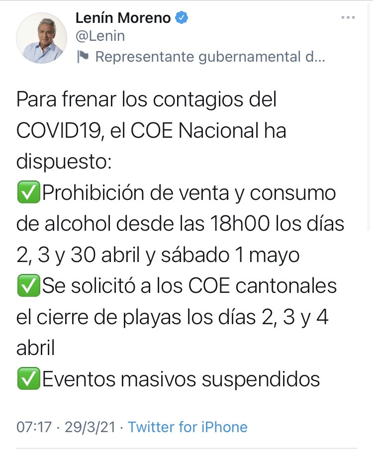 ciudadjardinpls's tweet photo. #NOTICIA 📢

El Presidente Lenin Moreno anuncia medidas: 

#Ambato #CiudadJardínPlus
#Tungurahua #Ecuador https://t.co/gpVScJRMSn
