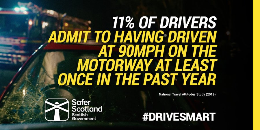 Speeding can have devastating consequences on the lives of many. There’s no excuse. 
Read more on ow.ly/Kcwi50Eb68b
#DriveSmart
<a href="/RoadSafetyScot/">Road Safety Scotland</a>
