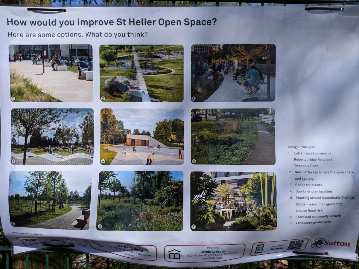 Gathering views on St Helier Open Space - in Wandle Valley Regional Park and part of the green link between Rose Hill and the Wandle. Let <a href="/SuttonCouncil/">Sutton Council</a> have your feedback