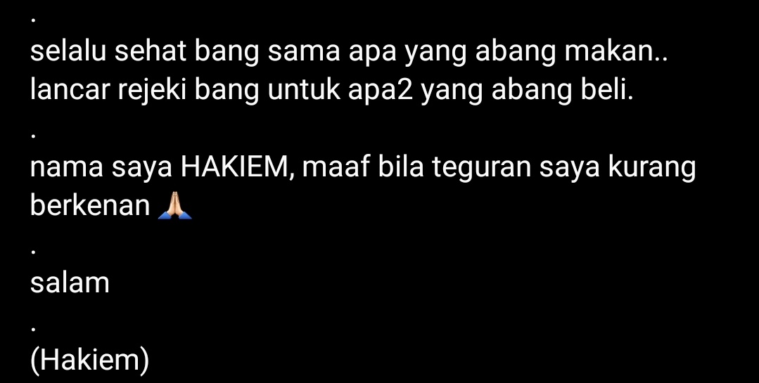DEAR ABANG-ABANG YANG TADI PESEN NASI PORTUGAL: