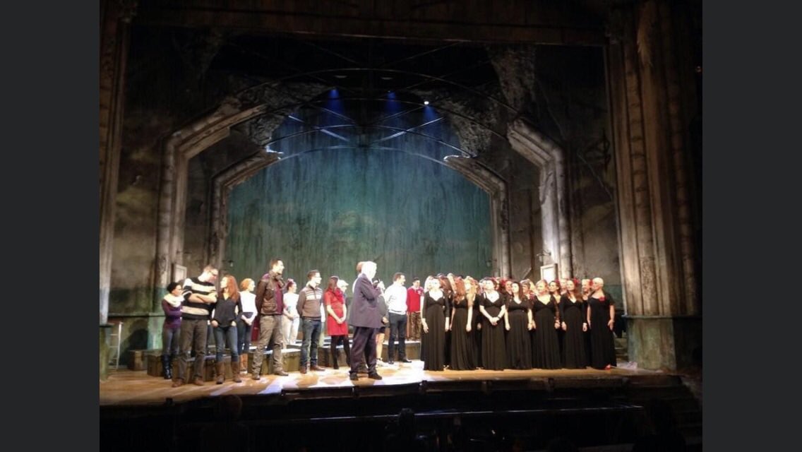 Milwiveschiv's tweet photo. On this #WorldTheatreDay our memories turn to our #onenightonly on the stage with the cast of @FHTEMusical at the @Shaftesbury1911 A wonderful experience with @SirTimRice and @StuartJBrayson #SaveTheArts #theatre #musical #boysof41 https://t.co/Svd6PcOsGY