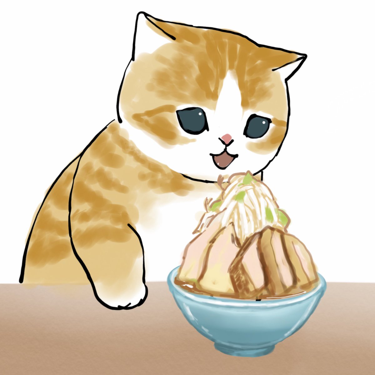no humans food cat bowl animal focus white background simple background  illustration images