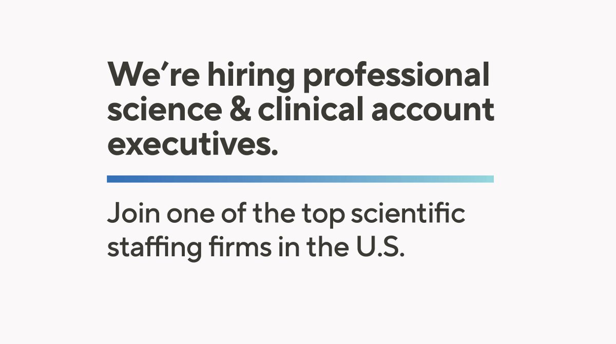barkedm's tweet photo. Foster innovation by connecting top companies with top science professionals. Lead new business development &amp; identify market opportunities at the 2nd largest scientific staffing firm in the U.S. Join our team today! #science  https://t.co/xcfksELxQ3 https://t.co/tSLG5Qeuaj