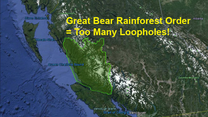It is too easy for BC's forrest companies to exploit loopholes in the Great Bear Rainforest Order. Let's hope the government is dealing with this in the 10-year review period. Correct the many mistakes in the Order!

#Greatbearrainforest
#stopoldgrowthlogging