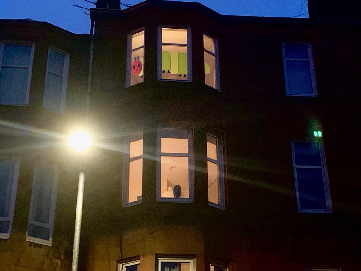 WalkWindows's tweet photo. There were some great contributions to our Windows of Wonder Walk which shone out on a rainy night. Thank you to everyone who took part. The judges are still swithering over the high-quality entries. Winners announced soon... https://t.co/VMqqgbTQAC