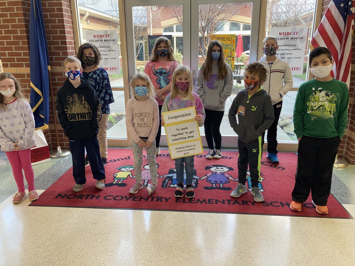 North Coventry Elementary Kids that are being honored for being cooperative! #OJR #NCSTRONG