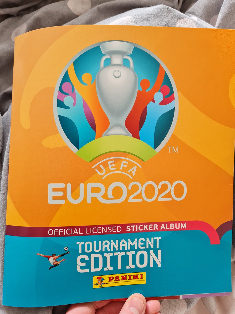 FM_Burt's tweet photo. The inner child in me couldn't resist getting the @OfficialPanini @EURO2020 sticker album!
#Panini #PaniniSticker #Euro2020 #Stickeralbum #GotGotNeed https://t.co/PKqVt7qwr2