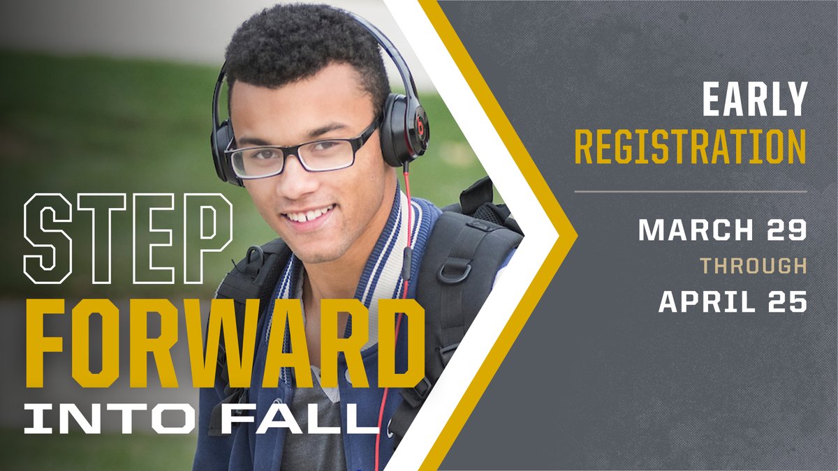 purduefw's tweet photo. Today's the day! Degree candidates, graduate students, and seniors can now register for the fall semester. Meet with your advisor to make sure you're on track for graduation. If you sign up by May 9, you'll earn $250 in Don Dollars. #GoDons
More: https://t.co/VZvrTSwoky https://t.co/IQmO8atApZ
