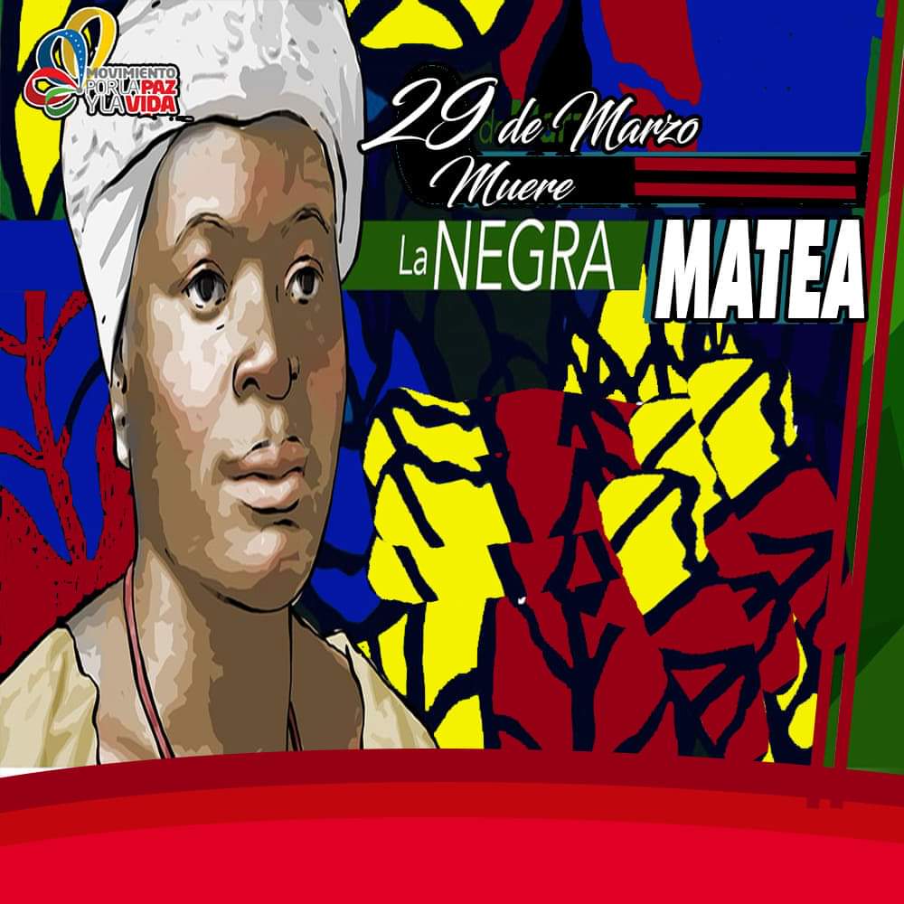 vargas_mimou's tweet photo. 135 años se cumplen de la siembra de la Negra Matea, cuidadora del Libertador Simón Bolívar. Hoy, representa a millones de mujeres que impulsan los valores en sus hijos, el amor a la patria y la educación para el futuro. #CuídateDeLaCovid19 @NicolasMaduro https://t.co/c15tEUHPIz