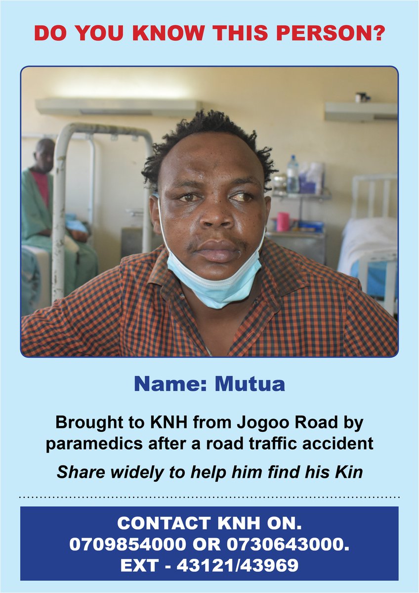 KNH_hospital's tweet photo. Share widely to help them find their  kin. https://t.co/ouULs7FzG9