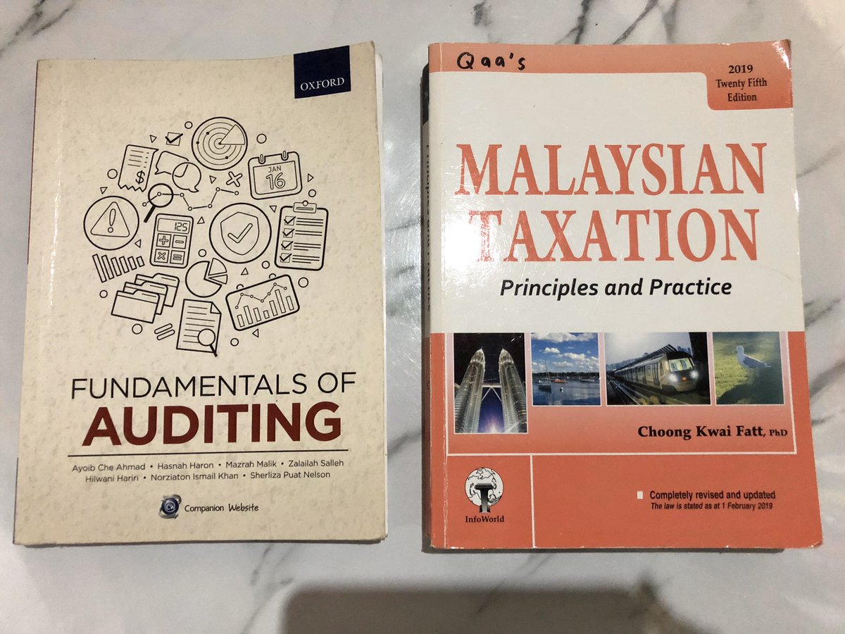 _ohmyshop's tweet photo. hi i nak letgo buku ni

AUD 339 - RM25
TAX 267 / 317 - RM70
ECO 162 / 211 - RM20
buku MFRS pun ada untuk yang study accounting ☺️

do dm me if you're interested ☺️ https://t.co/CavRiK4YdM