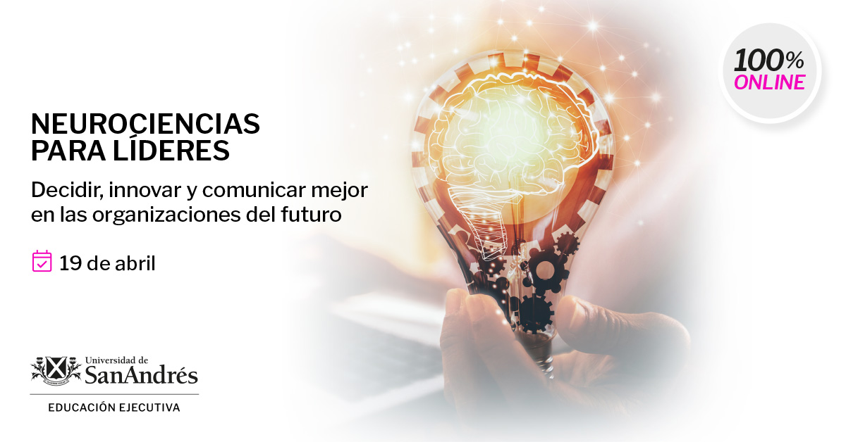 19/04 | ¡Nueva edición! Programa Neurociencias para Líderes. 100% online 👩‍💻

Con la coordinación académica de Gastón Morales
+ info e inscripciones👉 bit.ly/36QJtaU