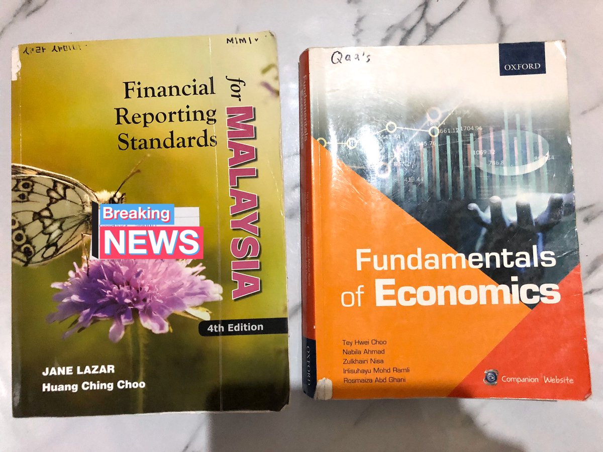 _ohmyshop's tweet photo. hi i nak letgo buku ni

AUD 339 - RM25
TAX 267 / 317 - RM70
ECO 162 / 211 - RM20
buku MFRS pun ada untuk yang study accounting ☺️

do dm me if you're interested ☺️ https://t.co/CavRiK4YdM
