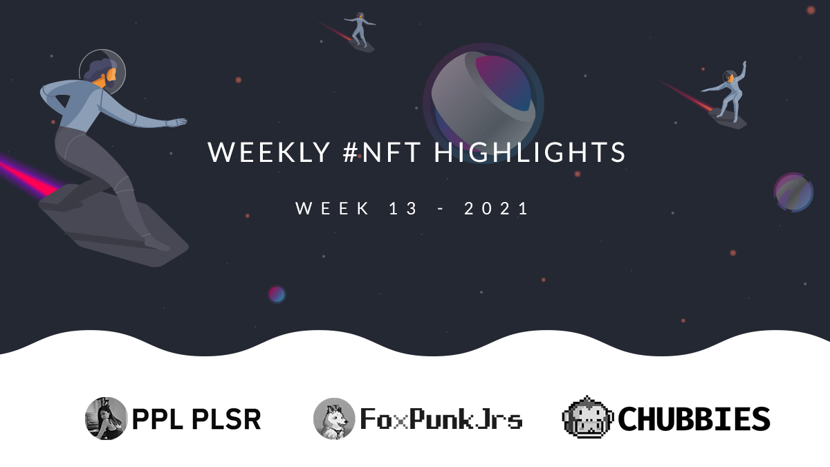 crypto_copia's tweet photo. Another week, another #Cryptocopia #NFT highlights series. The NFT craze π₯ doesnβt seem to stop with more collectibles launching and artists revealing new artwork and putting it up for sale.
This week we take a look π at: @pplpleasr1, @FoxPunkStudio and @ChubbiesNFT! https://t.co/TL8EJ5SoXw