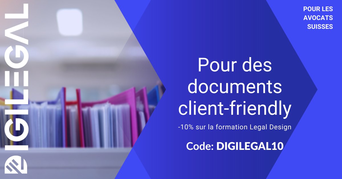 digilegal_ch's tweet photo. Pour nos avocats suisses -10% sur la formation #LegalDesign de Side Quest - Rendez vos documents juridiques plus percutants, utilisables et accessibles. Code DIGILEGAL10 https://t.co/rfIQgx0Vvb