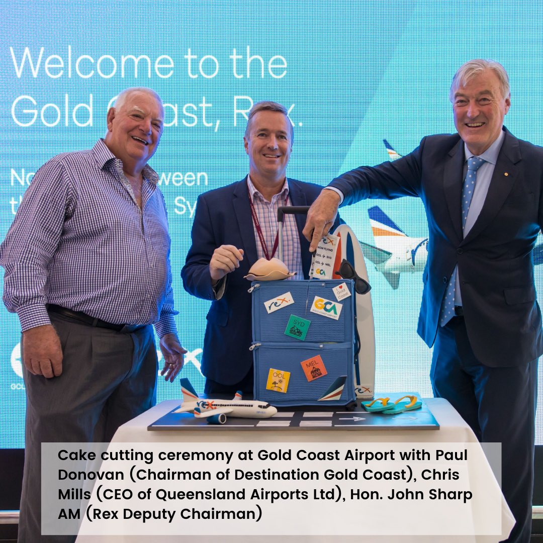RexAirlines's tweet photo. Wrapping up the day with our inaugural flight from Gold Coast to Melbourne! We hope everyone had a great time flying with Rex today. We look forward to having you onboard very soon! π€
#rexfirstflight #rexinauguralflight #rexdomestic https://t.co/XOGVZb8CgR