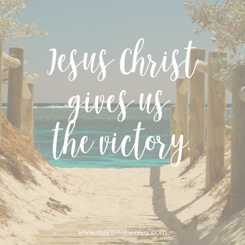 marissahenley's tweet photo. Spoiler alert: Jesus wins. And because we are united to Him by faith, His victory is our victory. 

No matter what you face this week, Jesus Christ gives us the victory. 

#NoMatterWhatMonday from 1 John 4:4 --> https://t.co/Tii5hMXVuy https://t.co/iLg3H5EMGH