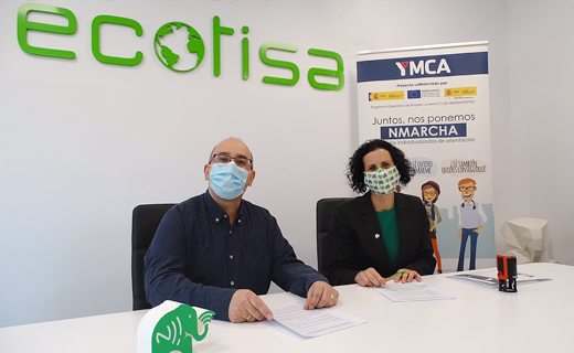 Ecotisa_'s tweet photo. Hemos firmado un #convenio a nivel local con @ymca_esp para llevar a cabo acciones de #colaboración que promuevan la #empleabilidad e inserción laboral de las personas.
#empleo #talentoexterno #talentohumano #corazonverdepasosfirmes #salamanca https://t.co/JqpivnrOur