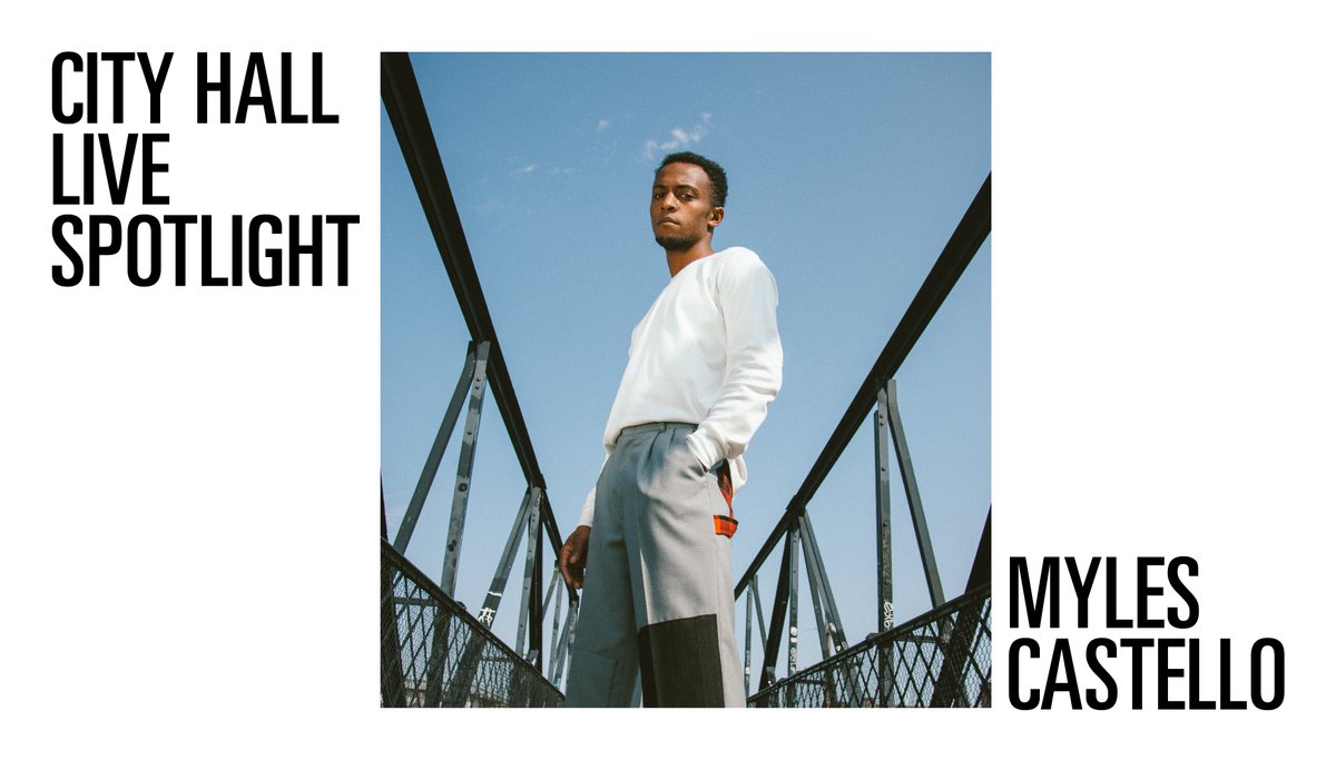 April 1 at 7:30 pm: Watch <a href="/mylescastello/">Myles Castello</a> at <a href="/CoalitionMUS/">Coalition Music</a> &amp; <a href="/shanvdp/">SVDP</a> at the Drake Underground via <a href="/AppHappin/">crowdcore</a> or toronto.ca/CityHallLive. #CityHallLive Spotlight is a weekly <a href="/cityoftoronto/">City of Toronto 🇨🇦</a> #ShowLoveTO livestreamed concert series that supports <a href="/unisonfund/">The Unison Fund</a>.
