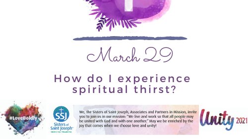 nfa1920's tweet image. #lentenreflections #loveboldly #unity2021