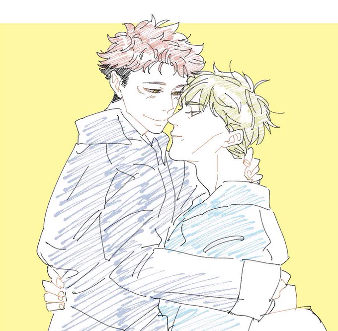フォロワーさんの描いていたポーズが素敵だったので私も描いてみました(寝起き七虎)✍️✨✨ 